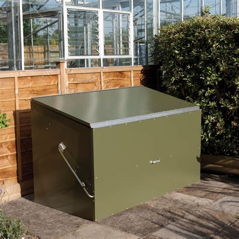 garden boxes with sheet metal|metal garden storage boxes waterproof.